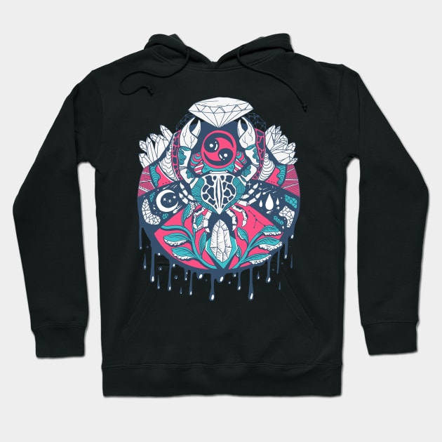 Sofea Mystic Cancer Zodiac Hoodie by kenallouis